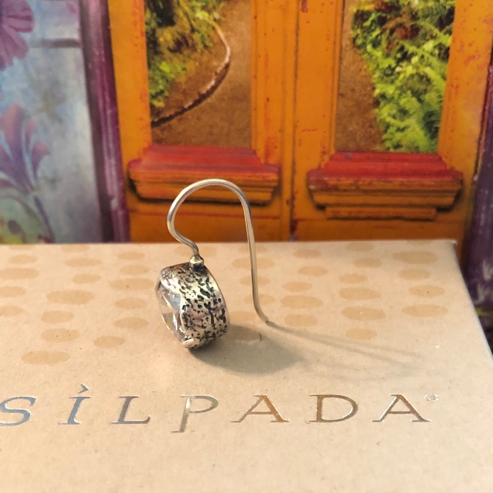 Silpada SINGLE (1) REPLACEMENT Cinema Star Cubic 
Zirconia Earring W2393 - Picture 4 of 9